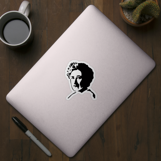 Rosa Luxemburg Silhouette - Socialist, Feminist by SpaceDogLaika